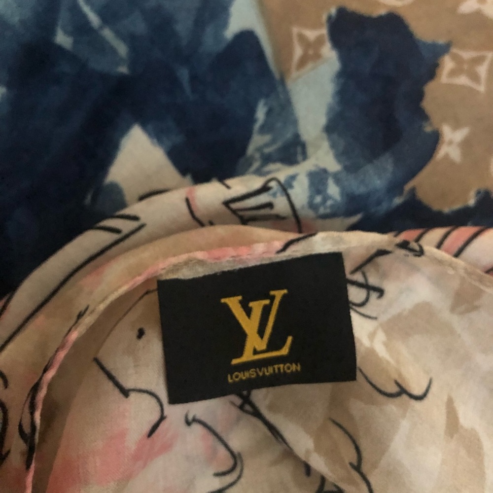 Louis Vuitton silk scarf